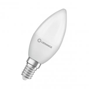 hs e14 40w 827 9w 4 470lm mat kerte led ledvance