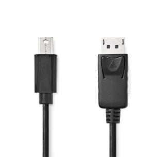 label sort pvc runde m 00 2 nikkelplateret gbps 6 21 han displayport han displayport mini 2 1 displayport kabel displayport mini