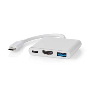 box hvid pvc nikkelplateret runde m 10 0 gbps 5 hun usb-c hun usb-a -udgang hdmi han usb-c 1 gen 2 3 usb adapter multi-port usb