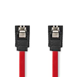 box rd pvc fladt m 50 0 nikkelplateret hun 7-pin sata hun 7-pin sata gbps 5 1 kabel sata