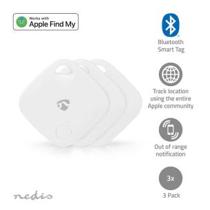 stk 3 hvid r 1 til op levetid batteri 1 5 version bluetooth medflger batterier cr2032 3x batteri nglefinder nedis