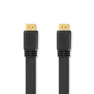 label sort pvc fladt m 0 10 gbps 2 10 30hz 4k stik hdmi stik hdmi ethernet med kabel hdmi speed high