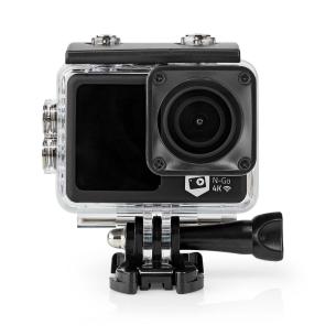 sort inkluderet montering ios android til tilgngelig app wi-fi min 90 m 0 30 til op vandtt mpixel 16 30fps 4k cam action nedis