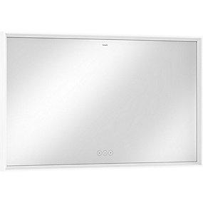 hvid mat berringssensor kapacitiv 50 1200 led-lys med spejl e xarita hansgrohe