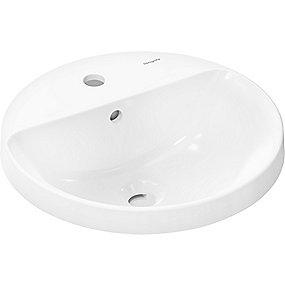 hvid overlb og hh med 450 450 hndvask nedfldet s xuniva hansgrohe