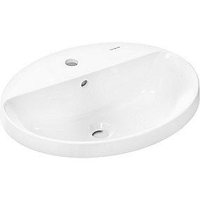 hvid overlb og hh med 450 550 hndvask nedfldet d xuniva hansgrohe
