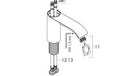 11 nr - perlator strleformer hansgrohe