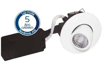 downlight large profile low til kelvin 3000 i front lst - 7131 nordtronic