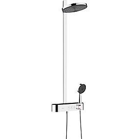krom 400 select showertablet med ecosmart 2jet 260 showerpipe s pulsify hansgrohe