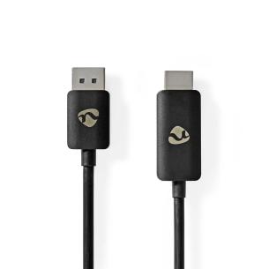 box sort tpe runde m 80 1 lige nikkelplateret 30hz 8k stik hdmi han displayport adapter displayport