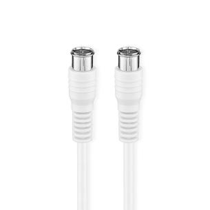 box hvid pvc runde m 00 1 afskrmet dobbelt ohm 75 nikkelplateret quick han f quick han f antennekabel satellit