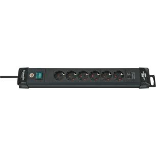 f type sort m 00 3 ophngsanordning og afbryder med stikdse 6-vejs premium-line