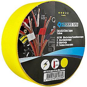 gul temperatur lav hj til klber kraftig med 25mmx20m isoleringstape pvc stokvis