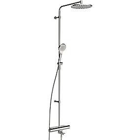 krom hndbruser hoved med bruserarmatur rain style optima oras