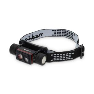 m 180 lysomrde lm 1000 lysstrm nominel opladningsbar medflger batterier dc v 7 3 drevet usb batteri pandelygte led nedis