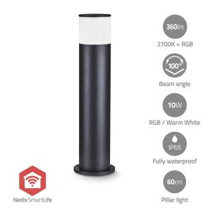 ios android aluminium k 2700 hvid varm rgb w 4 10 0 3 zigbee lm 360 lys udendrs smartlife nedis
