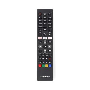 sort infrard button tv rakuten netflix-knap prime amazon enhed 1 forprogrammeret philips til egnet fjernbetjening erstatnings