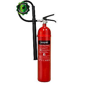 b brandklasse vgbeslag med kg 5 co2-slukker housegard