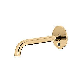 704342900 flexbox husk messing pvd poleret vgmontering til 190mm berringsfri hndvaskarmatur sensor line d qtoo