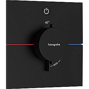 sort mat udtag 1 til afsprring med indbygning til termostat e comfort showerselect hansgrohe