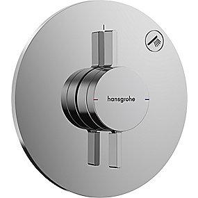 krom udtag 1 indbygning til armatur s duoturn hansgrohe