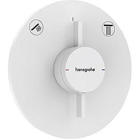 hvid mat udtag 2 indbygning til armatur s duoturn hansgrohe