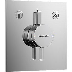 krom udtag 2 indbygn t armatur e duoturn hg