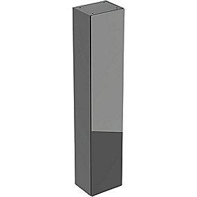glas lava forside mat lakeret lava korpus 36x180cm lge en med hjskab geberit