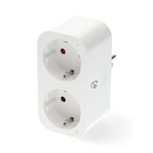 stk 1 hvid ios android c 55 - 0 7 7 cee f type w 3680 effektmler wi-fi plug smart smartlife nedis