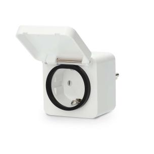 stk 1 hvid ios android c 40 - -10 7 7 cee f type w 3680 effektmler ip44 0 3 zigbee plug smart smartlife nedis