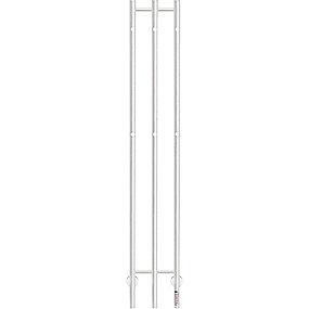 stl rustfrit hvidlakeret 1480x230mm hndkldetrrer elektrisk trio kriss