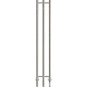 stl rustfrit poleret 1480x230mm hndkldetrrer elektrisk trio kriss