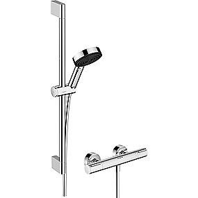 krom cm 65 bruserstang termostat med 105 brusesystem s select pulsify hansgrohe