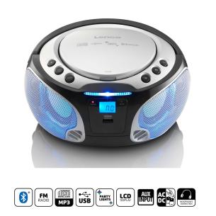 slv led-belysning med bluetooth-afspiller usb mp3 cd fm-radio brbar scd-550si