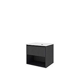 hylde ben 1 skuffe 1 eg sort 61x46 mbelst proline sanibell