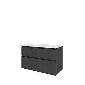 skuffer softclose 2 eg sort 101x46cm mbelst proline sanibell