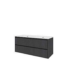 skuffer softclose 2 eg sort 121x46cm mbelst proline sanibell