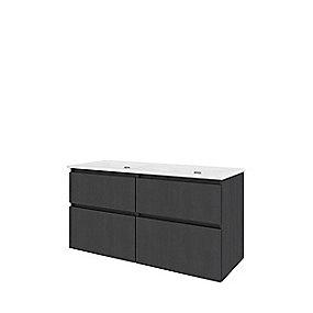 skuffer softclose 4 eg sort 121x46cm mbelst proline sanibell