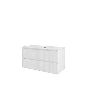 skuffer softclose 2 hjglans hvid 101x46cm mbelst proline sanibell