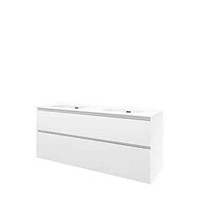 skuffer softclose 2 hjglans hvid 141x46cm mbelst proline sanibell