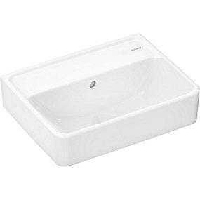 hvid smartclean overlb med hanehul uden 450xx340mm lille hndvask q xanuia hansgrohe