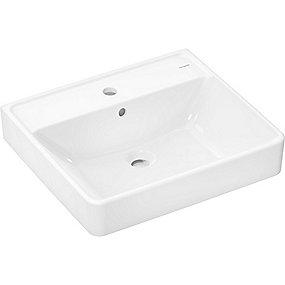 hvid smartclean overlb hanehul med 550xx480mm hndvask q xanuia hansgrohe