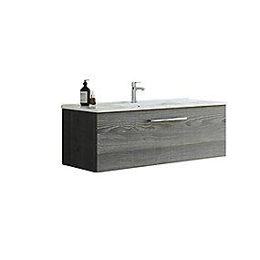 vask amber grey pine skuffe 1 121cm mbelpakke mido dansani