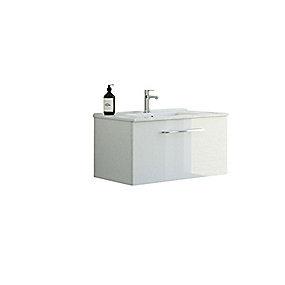 vask amber hjglans hvid skuffe 1 81cm mbelpakke mido dansani