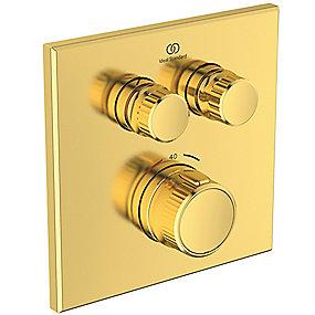 ekskl gold brushed kit-2 indbygning brusearmatur navigo ceratherm standard ideal