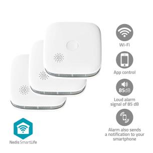 batteri med leveres pak 3 - pausefunktion wi-fi trdls rgalarm smartlife nedis