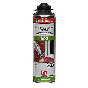 cert ikke krver isocyanatfri fugeskum 602 extra 500ml byggeskum nbs lim dana