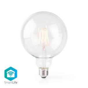 stk 1 g125 ios android glas k 2700 hvid varm w 5 lm 500 e27 wi-fi gldepre led smartlife nedis