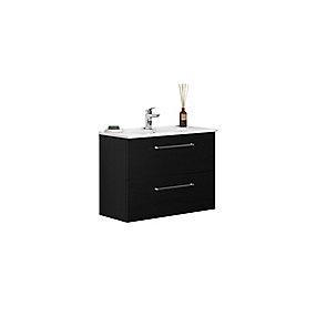 sort vask mini amber skuffer 2 81cm mbelpakke mido dansani