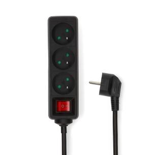 sort sluk tnd off-knap on indbygget 5mm 3g1 h05vv-f 45 vinkel kontakt hz 60 50 ac v 230 jordkontakt jordforbindelse slags a 16 w 3680 m 00 5 3-vejs 6 7 cee e type france socket udvidelse